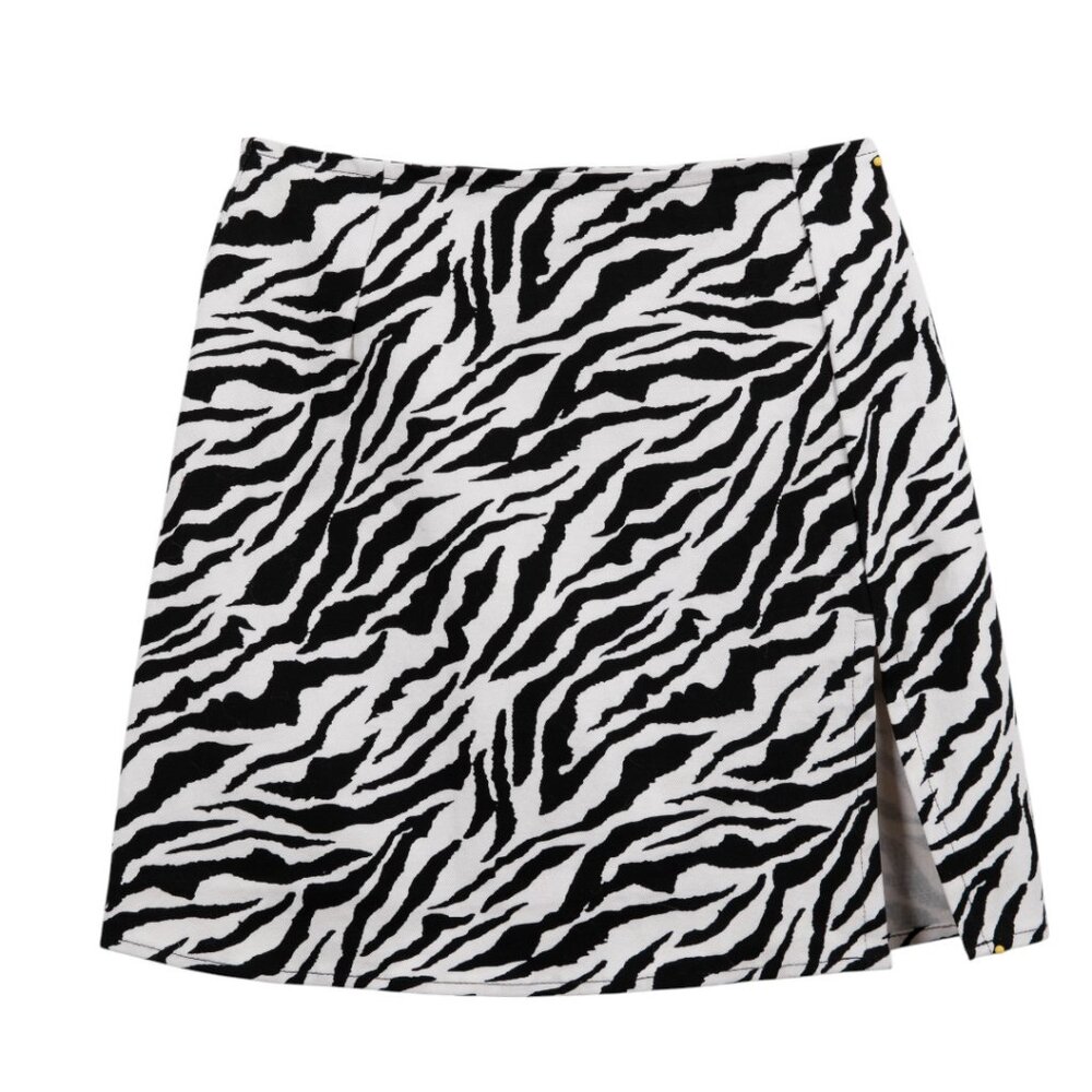 MOTEL ROCKS PELMET MINI SKIRT Y2K 90's GRUNGE HOLLYWOOD LONDON PUNK NWT XS